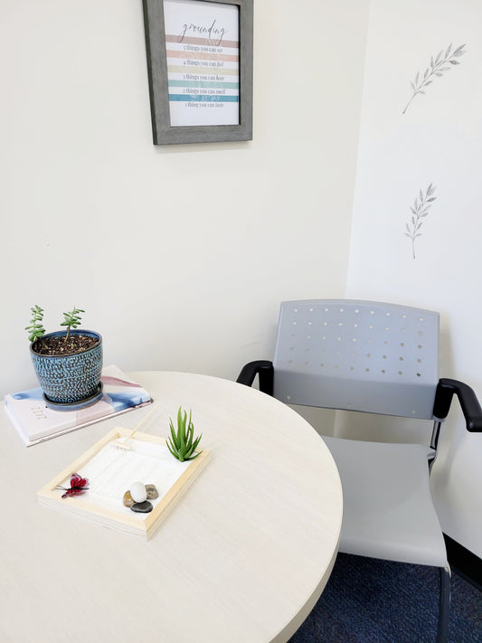 Mini Zen Garden in Office Space