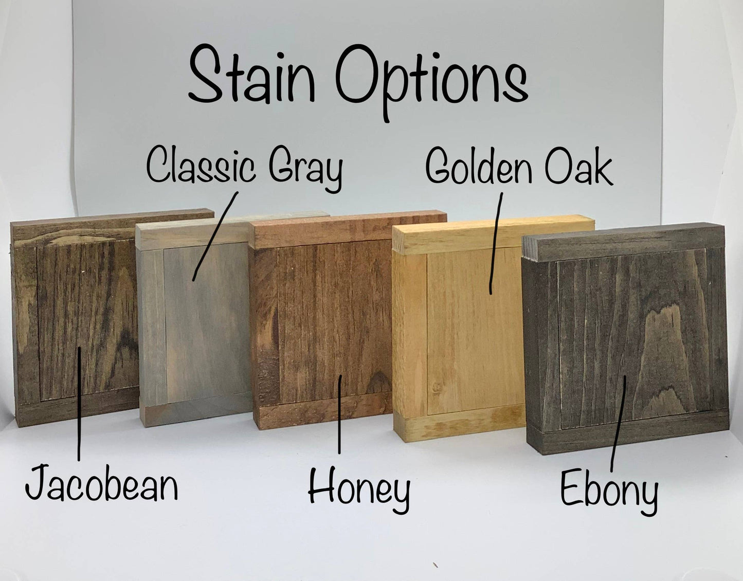 small wood sign color options. 