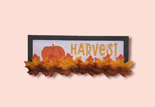 Fall Wood Harvest Sign