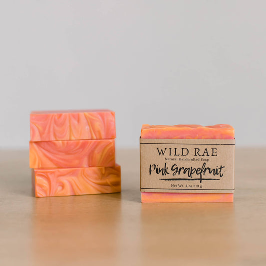 pink grapefruit bar soap